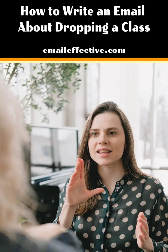 How to Write an Email About Dropping a Class