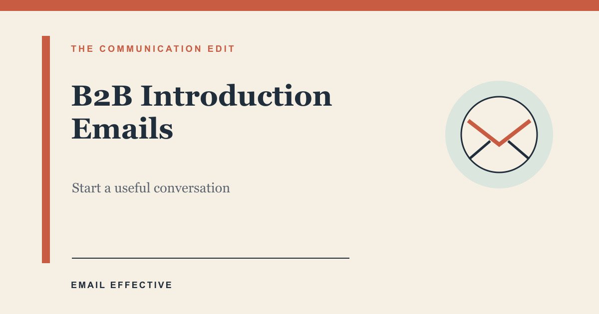 Featured graphic for b2b introduction email templates for new prospects