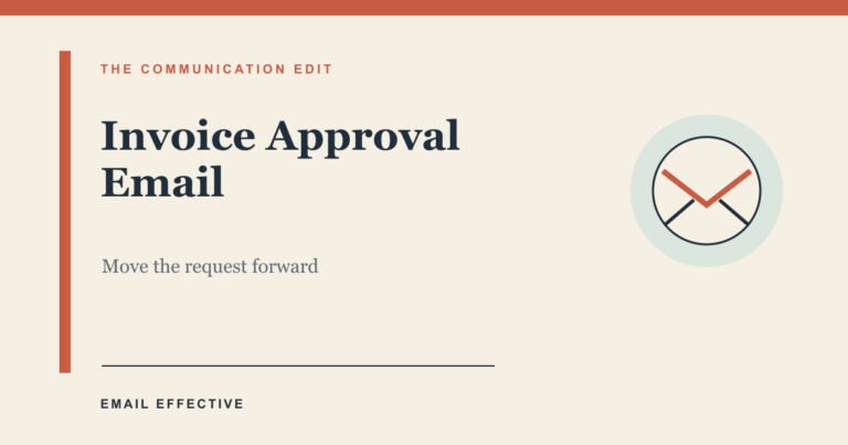 Featured graphic for invoice approval request email templates
